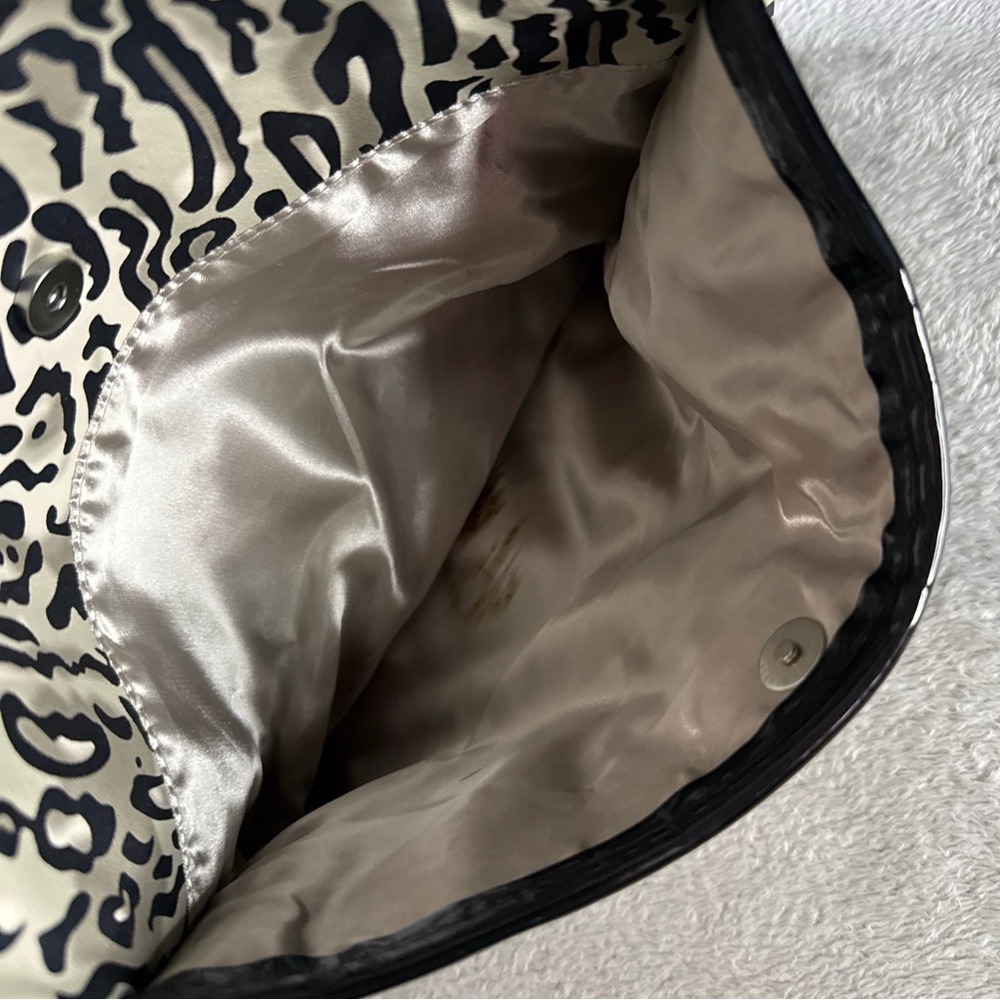 Grace Adele Leopard Print Chain Strap Bag Tote - image 6